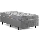 Cama Box de Solteiro Herval Ortopedic Black, Espuma Alto Suporte, 56x88x188 cm Cama Box de Solteiro Herval Ortopedic Black, Espuma Alto Suporte, 56x88x188 cm