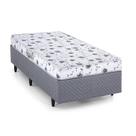 Cama Box de Solteiro Herval Sonum Black D23, 53x88x188 cm