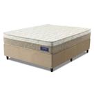 Cama Box Desmontável Colchão Queen Molas Superlastic Euro Pillow Start 158x198x62cm Apolo Bege