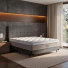 Cama Box e Cabeceira Elegant Nano Queen (158x198)- Ortobom