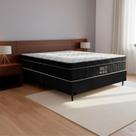 Cama Box e colchão Airtech Progressive (158x198) - Ortobom