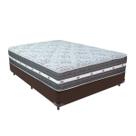Cama Box e Colchão Black Graphite Molas Ensacadas Casal 138x188X27 Anjos Cama Box e Colchão Black Graphite Molas Ensacadas Casal 138x188X27 Anjos