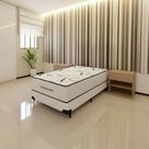 Cama Box e colchão Highfoam Solteiro (88x188) - Ortobom