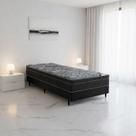 Cama Box e Colchão ISO Nanolastic Solt (88x188) - Ortobom