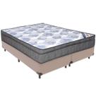 Cama Box e Colchão ISO Superpocket Molas Ensacadas Queen Ortobom