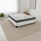 Cama Box e Colchão Light D33 - Casal (138x188)