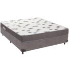 Cama Box e Colchão Light Espuma D33 Casal Ortobom