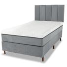 Cama Box e Colchão Magnético com Cabeceira - Eco New Luxo