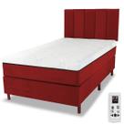 Cama Box e Colchão Magnético Massageador com Cabeceira - Eco Master