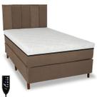 Cama Box e Colchão Magnético Massageador com Cabeceira - Therapy Life Basic