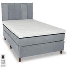 Cama Box e Colchão Magnético Massageador com Cabeceira - Therapy Life Elegancy