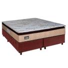 Cama Box e Colchão Queen D33 Luxe Hellen Marrom