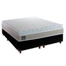 Cama Box e Colchão Queen Espuma Real Hellen Preto