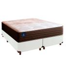 Cama Box e Colchão Queen Molas Ensacadas Celebration Euro Flex Colchões Branco Cama Box e Colchão Queen Molas Ensacadas Celebration Euro Flex Colchões Branco