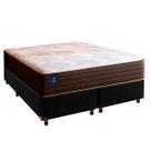 Cama Box e Colchão Queen Molas Ensacadas Celebration Euro Flex Colchões Preto Cama Box e Colchão Queen Molas Ensacadas Celebration Euro Flex Colchões Preto