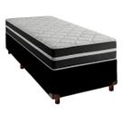 Cama Box e Colchão Solteiro Molas Ensacadas Classic Airflex Colchões Preto Cama Box e Colchão Solteiro Molas Ensacadas Classic Airflex Colchões Preto