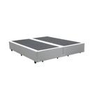 Cama Box King 193 Bipartido Bello Box - Tecido Sintético Branco Cama Box King 193 Bipartido Bello Box - Tecido Sintético Branco