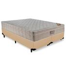 Cama Box King Bipartido Sintético + Colchão Ortobom Airtech Molas Ensacadas 65x193x203 Cama Box King Bipartido Sintético + Colchão Ortobom Airtech Molas Ensacadas 65x193x203