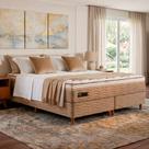 Cama Box King Cayene Molas Ensacadas Individualmente 193x75cm