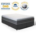 Cama Box King Colchão e Espuma D45 Pillow Top Fort Comfort