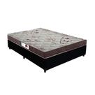 Cama Box King Colchão Espuma D33 Bordado + Box Bipartido Suede Preto Serra Negra 56x193x203 Cama Box King Colchão Espuma D33 Bordado + Box Bipartido Suede Preto Serra Negra 56x193x203