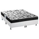 Cama Box King: Colchão Espuma Probel Advanced + Base CRC Courano White(193x203)