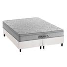 Cama Box King: Colchão Espuma Probel D40 Guarda Costas Premium Hiper Firme + Base CRC Courano White(193x203)