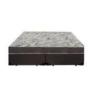 Cama Box King Colchão Molas Ensacadas + Box Bipartido Cinza Cama Box King Colchão Molas Ensacadas + Box Bipartido Cinza