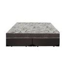 Cama Box King Colchão Molas Ensacadas + Box Bipartido Cinza Cama Box King Colchão Molas Ensacadas + Box Bipartido Cinza