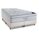 Cama Box King: Colchão Molas Ensacadas Ortobom SuperPocket Freedom + Base CRC Courano Branco(186x198)