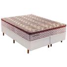 Cama Box King: Colchão Molas Ensacadas Paropas MasterPocket Esplêndido + Base CRC Courano Branco(193x203) Cama Box King: Colchão Molas Ensacadas Paropas MasterPocket Esplêndido + Base CRC Courano Branco(193x203)