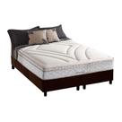 Cama Box King: Colchão Molas Herval Maxspring American + Base CRC Suede Marrom(193x203)