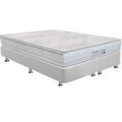 Cama Box King: Colchão Molas MasterPocket Ensacadas Orthoflex Starflex Dream New + Base CRC Courano White(193x203)