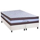Cama Box King: Colchão Molas MasterPocket Ensacadas Paropas Legacy White + Base CRC Corano White (193x203)