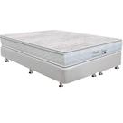 Cama Box King: Colchão Molas Orthoflex MasterPocket Ensacadas Starflex Dream New + Base CRC Courano White(193x203)
