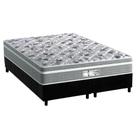 Cama Box King: Colchão Molas Probel MasterPocket Ensacadas Evolution + Base CRC Suede Black(193x203)