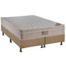 Cama Box King: Colchão Molas SuperPocket Ensacadas Ortobom Fort Airtech + Base CRC Suede Clean (193x203)