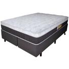 Cama Box King + Colchão Relaflex Regent 193x203x59 Mola Verticoil Viscoelástico