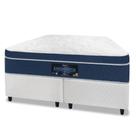 Cama Box King com Colchão Dabe Andromeda MACIO - Linha Constellation KING SIZE - Molas Ensacadas - 193x203
