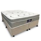 Cama Box King com Colchão Dabe Fenix INTERMEDIÁRIO - Linha Constellation KING SIZE - Molas Ensacadas - 193x203