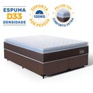 Cama Box King com Colchão e Espuma D33 Pillow Top Comfort Luxo