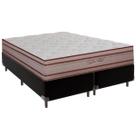 Cama Box King e Colchão Artemis Molas Ensacadas Colchobel Preto Cama Box King e Colchão Artemis Molas Ensacadas Colchobel Preto