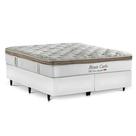 Cama Box King Herval Monte Carlo de Molas Ensacadas, 72x193x203 cm