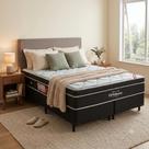 Cama Box King Ortobom Elegant Superpocket Super Ortobom
