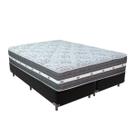 Cama Box King Preto + Colchão Black Graphite 32 Molas Ensacadas Anjos Cama Box King Preto + Colchão Black Graphite 32 Molas Ensacadas Anjos