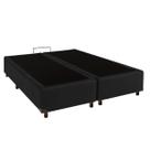 Cama Box King Preto Nature 193x203 Cama Box King Preto Nature 193x203