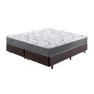 Cama Box King Reforçado 193x203x38cm e Colchão Adapto Molas Ensacadas B&G