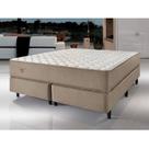 Cama Box King Relax Duo Comfort Molas Ensacadas Wide 70x193x203cm Bege Ecoflex Cama Box King Relax Duo Comfort Molas Ensacadas Wide 70x193x203cm Bege Ecoflex