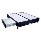 Cama Box King Size com Gaveta Mega Colchões Black - 193x203 Cama Box King Size com Gaveta Mega Colchões Black - 193x203