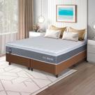Cama Box Luanda Espuma D28 King 193x203 Marrom King House Cama Box Luanda Espuma D28 King 193x203 Marrom King House